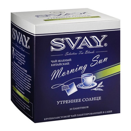 Svay Morning Sun зеленый китайский чай в саше