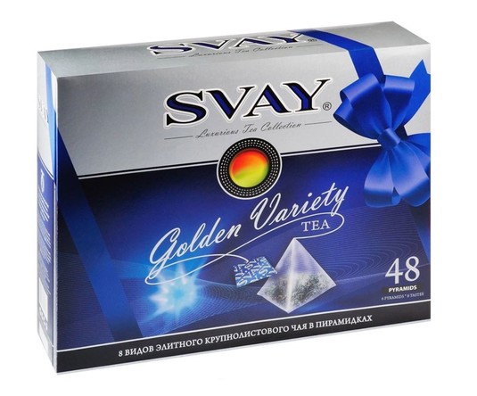 Svay Golden Variety набор чая в пирамидках, 48 шт